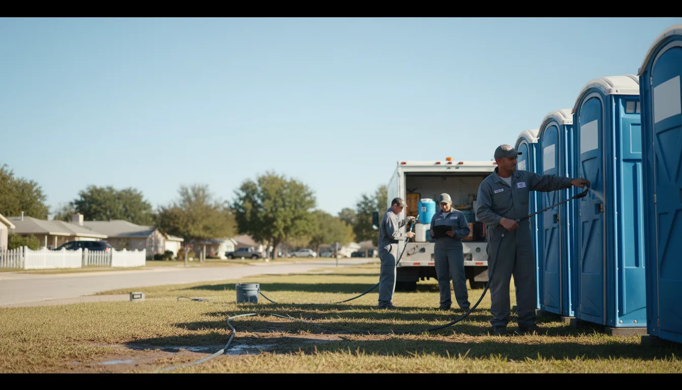 Long-Term Portable Toilet Rental in Columbus, ND near me